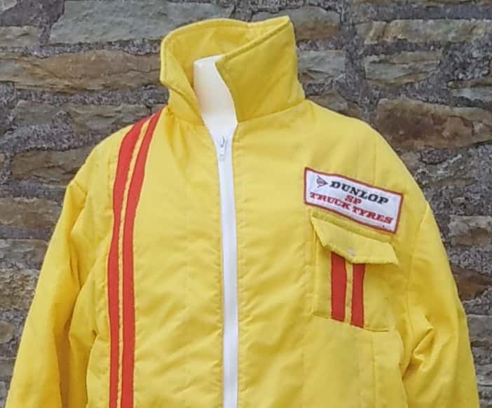 Vintage Dunlop SP Truck Tyres Branded Nylon Jacket